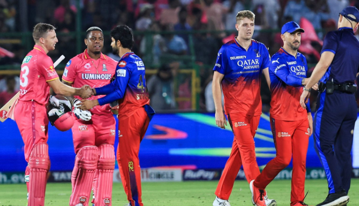 Rajasthan Royals Vs Royal Challengers Bengaluru Timeline
