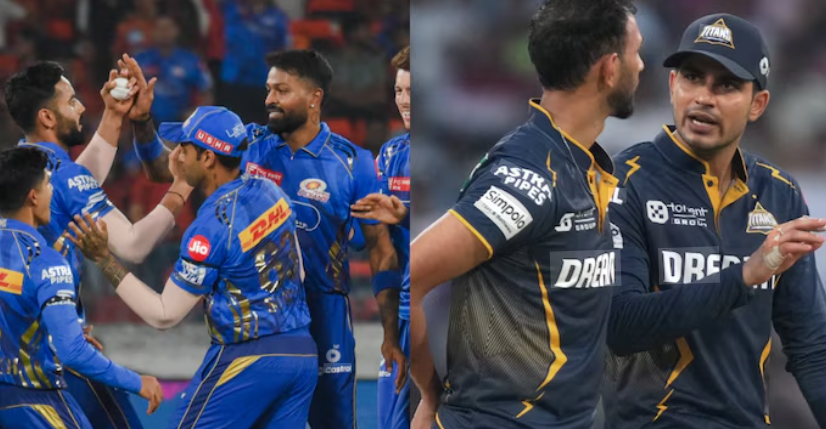 Mumbai Indians Vs Gujarat Titans Timeline