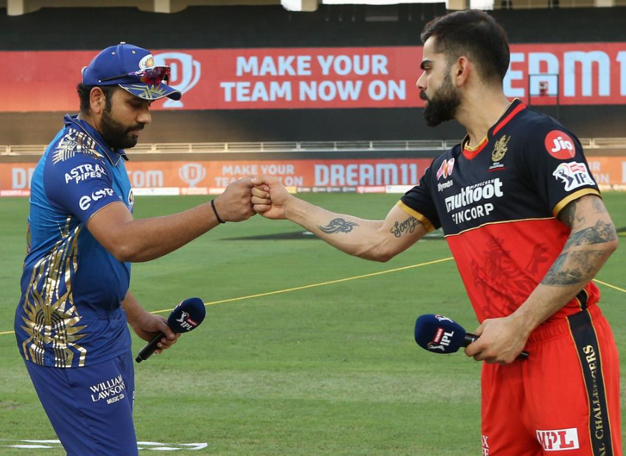 Mumbai Indians Vs Royal Challengers Bengaluru Timeline