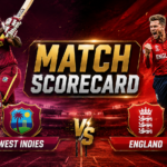 West Indies Cricket Team Vs England Cricket Team Match Scorecard